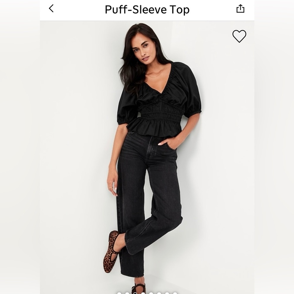 Old Navy puff sleeve top